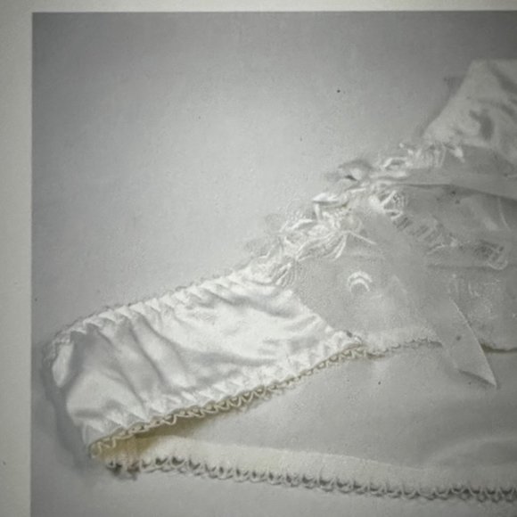 Brand New Sexy Bow Front Mesh White Panties Various - Picture 3 of 6
